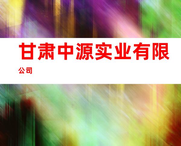 甘肃中源实业有限公司